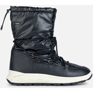 Black Women'S Ankle Boots Geox Spherica 4x4 B Abx - Women'S Čierna 41 Black Women'S Ankle Boots Geox Spherica 4x4 B Abx - Women'S Čierna 41