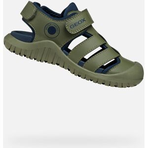 Zelené Chlapčenské Sandále Geox S. Fusbetto Pro Modrá 36 Zelené Chlapčenské Sandále Geox S. Fusbetto Pro Modrá 36