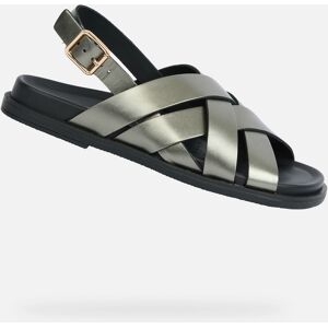 Zelené Dámske Sandále Geox Adelash Čierna 39 Zelené Dámske Sandále Geox Adelash Čierna 39