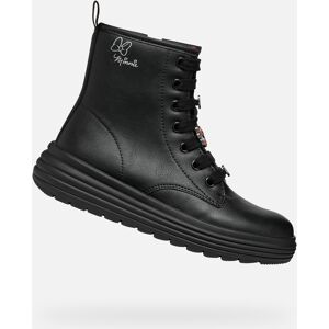 Black Girls Ankle Boots Geox Phaolae - Girls Čierna 36 Black Girls Ankle Boots Geox Phaolae - Girls Čierna 36