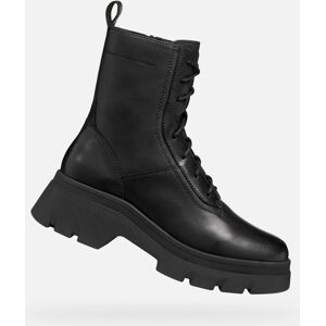 Black Women'S Ankle Boots Geox Pluette - Ladies Čierna 38.5 Black Women'S Ankle Boots Geox Pluette - Ladies Čierna 38.5