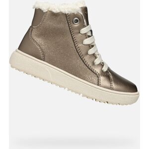 Béžové Dievčenské Členkové Topánky Geox Kaki 37 Béžové Dievčenské Členkové Topánky Geox Kaki 37