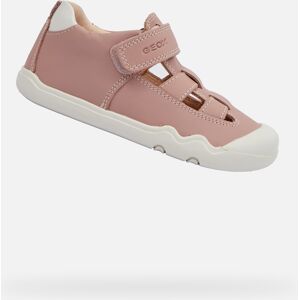 Old Pink Girls' Barefoot Sneakers With Open Instep Geox Steppieu - Girls Biela 3xl Old Pink Girls' Barefoot Sneakers With Open Instep Geox Steppieu - Girls Biela 3xl