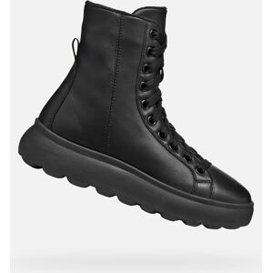 Geox Spherica Ec4.1 Black Women'S Ankle Boots - Women'S Čierna 35 Geox Spherica Ec4.1 Black Women'S Ankle Boots - Women'S Čierna 35