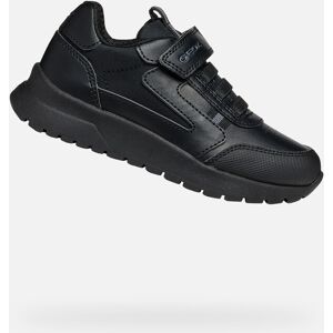 Black Boys' Sneakers Geox Briezee - Boys Čierna 35 Black Boys' Sneakers Geox Briezee - Boys Čierna 35