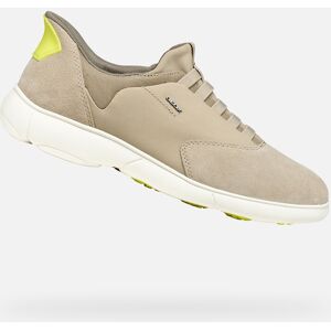 Béžové Pánske Tenisky Geox Nebula 2.0 Plus Biela 45 Béžové Pánske Tenisky Geox Nebula 2.0 Plus Biela 45