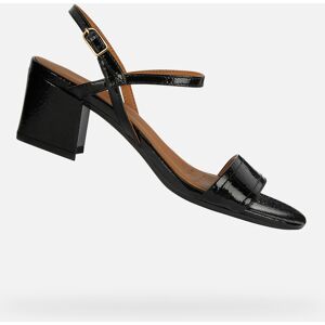 Geox New Eraklia 50 - Dámske Sandále Na Podpätku Čierna 41 Geox New Eraklia 50 - Dámske Sandále Na Podpätku Čierna 41