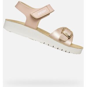 Svetloružové Dievčenské Sandále Geox Costarei Biela 36 Svetloružové Dievčenské Sandále Geox Costarei Biela 36