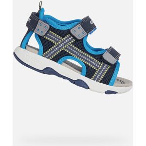 Dark Blue Boys' Sandals Geox Multy - Boys Modrá 21 Dark Blue Boys' Sandals Geox Multy - Boys Modrá 21