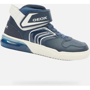Modré Chlapčenské Tenisky Geox Grayjay Modrá 34 Modré Chlapčenské Tenisky Geox Grayjay Modrá 34