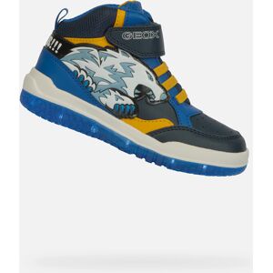 Blue Luminous Sneakers For Boys Geox Buzzerlight Boy - Boys Modrá 34 Blue Luminous Sneakers For Boys Geox Buzzerlight Boy - Boys Modrá 34