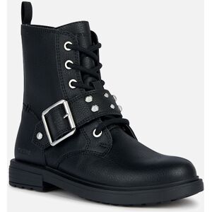 Black Girls Ankle Boots Geox Eclair - Girls Čierna 30 Black Girls Ankle Boots Geox Eclair - Girls Čierna 30