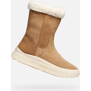 Brown Girls Winter Boots Geox Laquinny Wpf - Girls Hnedá 28 Brown Girls Winter Boots Geox Laquinny Wpf - Girls Hnedá 28