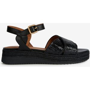 Dámske Sandále Geox Čierna 38 Dámske Sandále Geox Čierna 38
