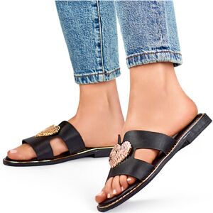 Primohurt Čierne Dámske Papuče S Ozdobným Srdiečkom Šedá 39 Primohurt Čierne Dámske Papuče S Ozdobným Srdiečkom Šedá 39