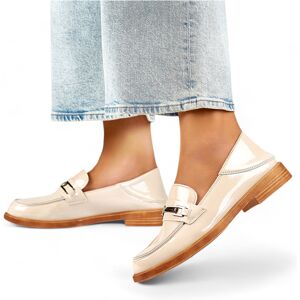 Primohurt Béžové Lakované Dámske Topánky Krémová 36 Primohurt Béžové Lakované Dámske Topánky Krémová 36