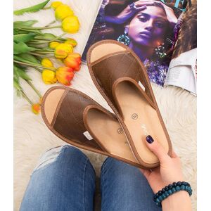 Dámske Papuče Natural Style Ns-112 Hnedo-Béžové Hnedá 39 Dámske Papuče Natural Style Ns-112 Hnedo-Béžové Hnedá 39