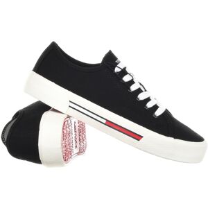 Tommy Hilfiger Tommy Jeans Nízke Tenisky Čierna 37 Tommy Hilfiger Tommy Jeans Nízke Tenisky Čierna 37