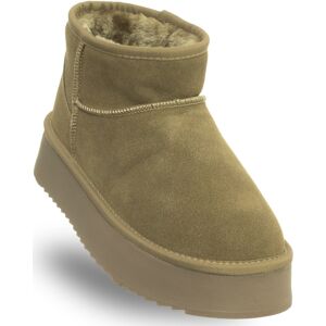 SOLO SOPRANI COUTURE Dámske Kožené Členkové Topánky Solo Soprani Kaki 35 SOLO SOPRANI COUTURE Dámske Kožené Členkové Topánky Solo Soprani Kaki 35