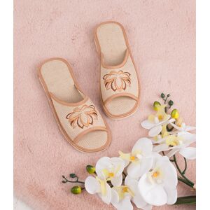 Ženy Papuče Natural Style Ns-015 Béžový Lotus Krémová 37 Ženy Papuče Natural Style Ns-015 Béžový Lotus Krémová 37
