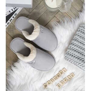 Natural Style Dámske Papuče Ns-110 Sivé Biela 40 Natural Style Dámske Papuče Ns-110 Sivé Biela 40
