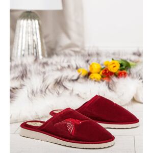 Dámske Papuče Natural Style Ns-038 Burgundy Krémová 36 Dámske Papuče Natural Style Ns-038 Burgundy Krémová 36