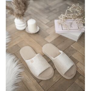 Dámske Papuče Natural Style Ns-075 Biele Krémová 38 Dámske Papuče Natural Style Ns-075 Biele Krémová 38