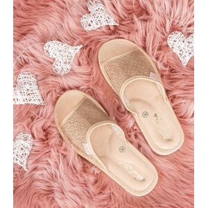 Dámske Šľapky Natural Style Ns-116 Béžové Krémová 36 Dámske Šľapky Natural Style Ns-116 Béžové Krémová 36
