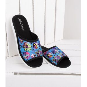 Natural Style Dámske Šľapky Ns-033 Čierno-Modré Čierna 35 Natural Style Dámske Šľapky Ns-033 Čierno-Modré Čierna 35