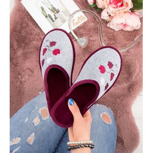 Dámske Papuče Natural Style Ns-085 Fialovo-Sivé Šedá 39 Dámske Papuče Natural Style Ns-085 Fialovo-Sivé Šedá 39
