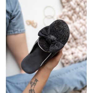 Natural Style Dámske Papuče Ns-264 Čierne Šedá 38/39 Natural Style Dámske Papuče Ns-264 Čierne Šedá 38/39