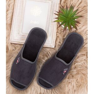 Pánske Šedé Papuče Natural Style Ns-252 Čierna 42 Pánske Šedé Papuče Natural Style Ns-252 Čierna 42