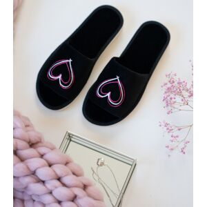 Dámske Papuče Natural Style Ns-044b Čierno-Ružové Čierna 40 Dámske Papuče Natural Style Ns-044b Čierno-Ružové Čierna 40