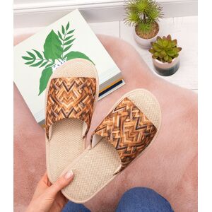 Dámske Papuče Natural Style Ns-091 Hnedo-Béžové Hnedá 40 Dámske Papuče Natural Style Ns-091 Hnedo-Béžové Hnedá 40