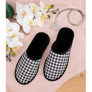 Dámske Papuče Natural Style Ns-088 Čierno-Biele Čierna 40 Dámske Papuče Natural Style Ns-088 Čierno-Biele Čierna 40