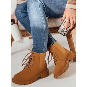 DStreet Dámske Členkové Topánky Gripway Hnedá 37 DStreet Dámske Členkové Topánky Gripway Hnedá 37