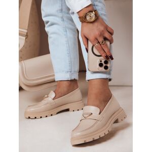 DStreet Dámske Mokasíny Elegancio Béžové Hnedá 39 DStreet Dámske Mokasíny Elegancio Béžové Hnedá 39