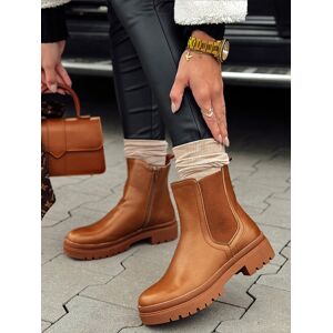 DStreet Dámske Členkové Topánky Monderico Hnedá 40 DStreet Dámske Členkové Topánky Monderico Hnedá 40