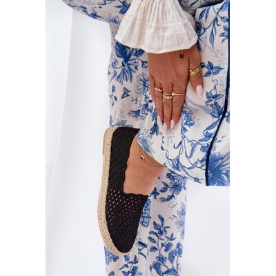 Dámske Espadrilky S Pletením Vinceza Čierna 39 Dámske Espadrilky S Pletením Vinceza Čierna 39