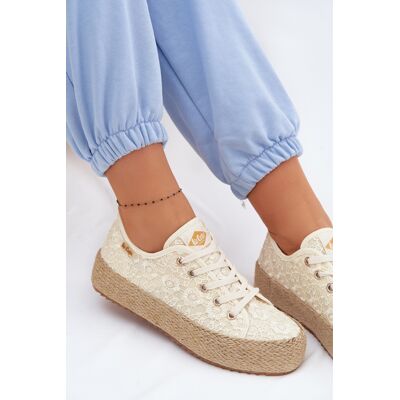 Dámske Espadrilky Lee Cooper Na Platforme Hnedá 36 Dámske Espadrilky Lee Cooper Na Platforme Hnedá 36