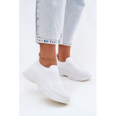 Boto Dámska Slip-On Športová Obuv Floraine Biela 38 Boto Dámska Slip-On Športová Obuv Floraine Biela 38