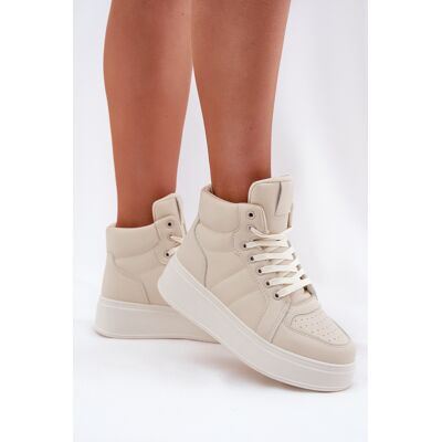 Evento Vysoké Dámske Sneakers Na Platforme Béžové Tillive Krémová 38 Evento Vysoké Dámske Sneakers Na Platforme Béžové Tillive Krémová 38