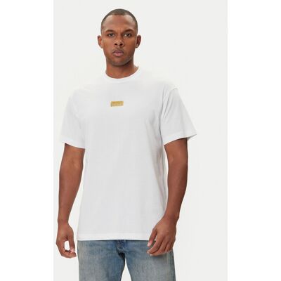 Versace Jeans Couture Tričko 79GAHT08 CJ00T Biela Regular Fit Muži Versace Jeans Couture Tričko 79GAHT08 CJ00T Biela Regular Fit Muži