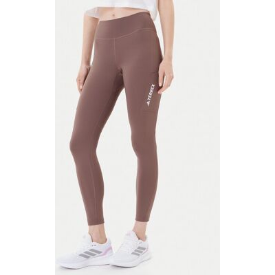 adidas Legíny Terrex Multi JM0422 Hnedá Slim Fit Ženy adidas Legíny Terrex Multi JM0422 Hnedá Slim Fit Ženy