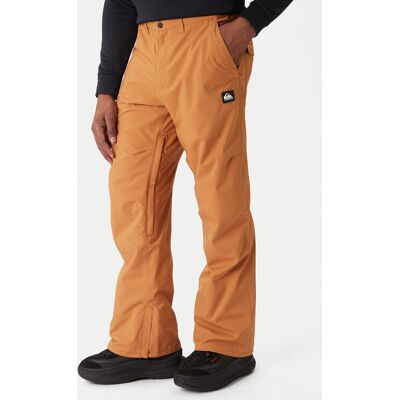 Quiksilver Snowboardové nohavice Estate EQYTP03237 Hnedá Slim Fit Muži Quiksilver Snowboardové nohavice Estate EQYTP03237 Hnedá Slim Fit Muži