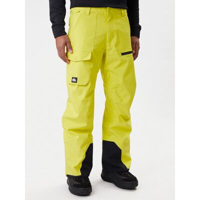 Quiksilver Snowboardové nohavice Utility EQYTP03235 Žltá Modern Fit Muži Quiksilver Snowboardové nohavice Utility EQYTP03235 Žltá Modern Fit Muži