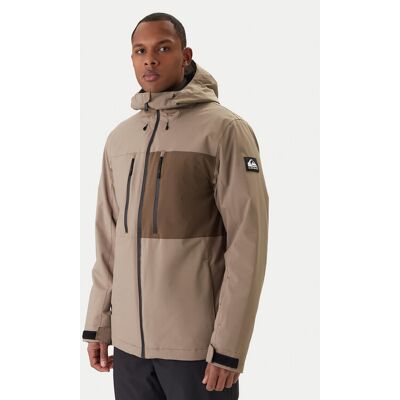 Quiksilver Snowboardová bunda Sycamore Solid 20K EQYTJ03502 Béžová Modern Fit Muži Quiksilver Snowboardová bunda Sycamore Solid 20K EQYTJ03502 Béžová Modern Fit Muži