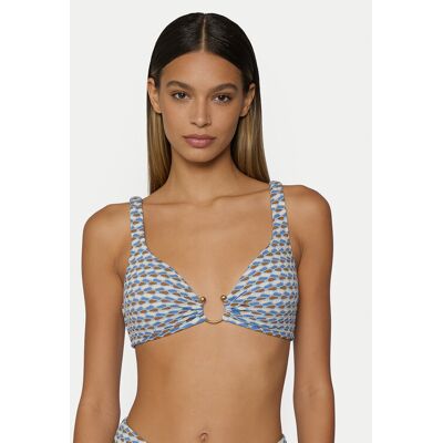 Seafolly Vrchný diel bikín Mala 31467-230 Modrá Ženy Seafolly Vrchný diel bikín Mala 31467-230 Modrá Ženy