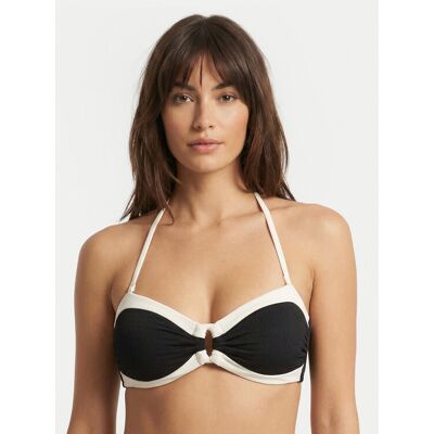 Seafolly Vrchný diel bikín Band Wave 31577-305 Čierna Ženy Seafolly Vrchný diel bikín Band Wave 31577-305 Čierna Ženy
