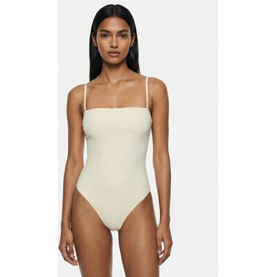 Calvin Klein Swimwear Bikiny LV00Q62709 Écru Ženy Calvin Klein Swimwear Bikiny LV00Q62709 Écru Ženy
